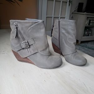 Blowfish wedge booties